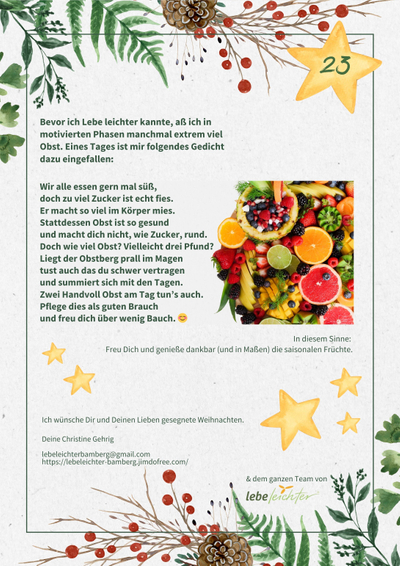 Bild für Post Lebe leichter Adventskalender