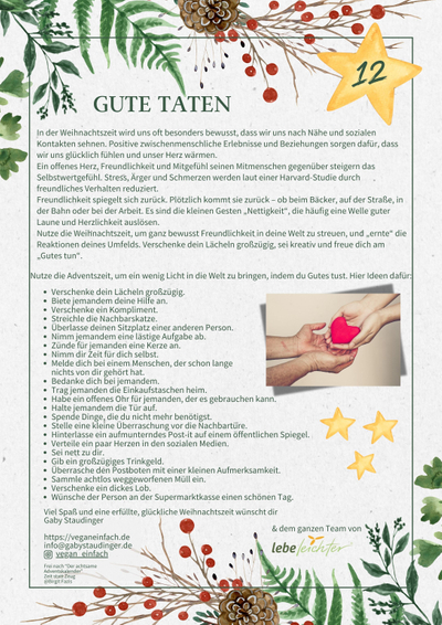 Bild für Post Lebe leichter Adventskalender