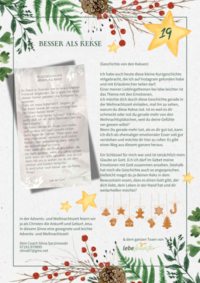Bild für Post Lebe leichter Adventskalender