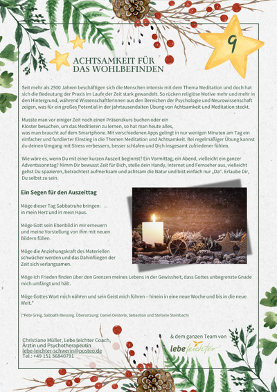 Bild für Post Lebe leichter Adventskalender